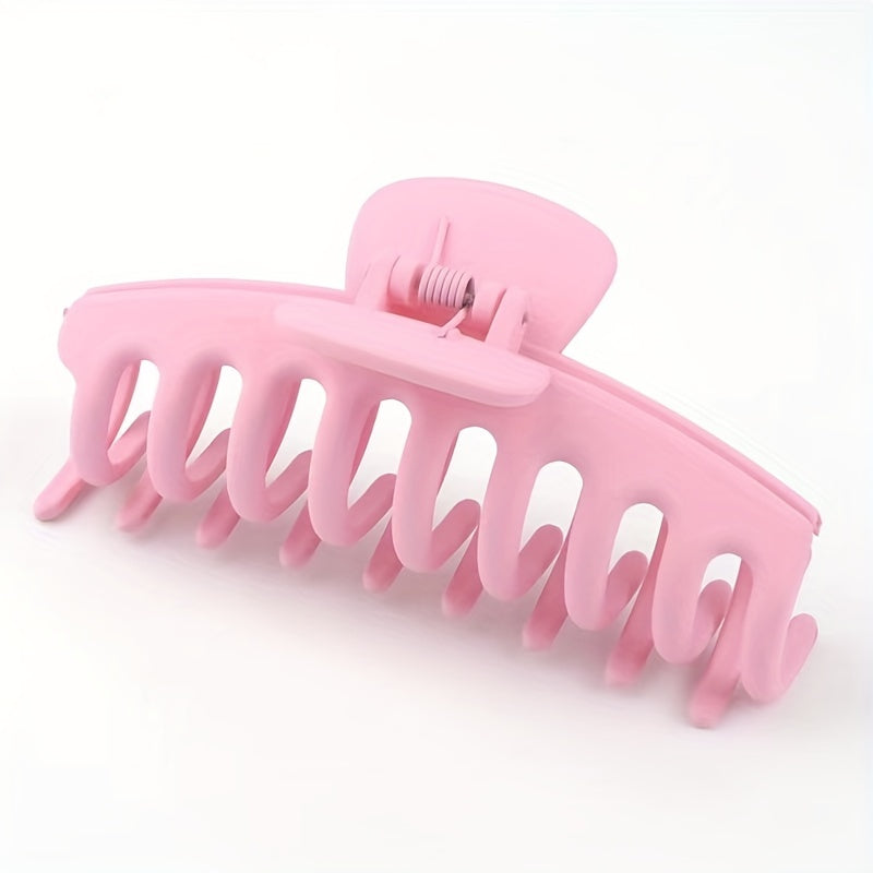 Large Matte Hair Claw Solid Hair Accessories