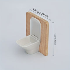 Dollhouse Bathroom Set with Toilet Sink Accessories