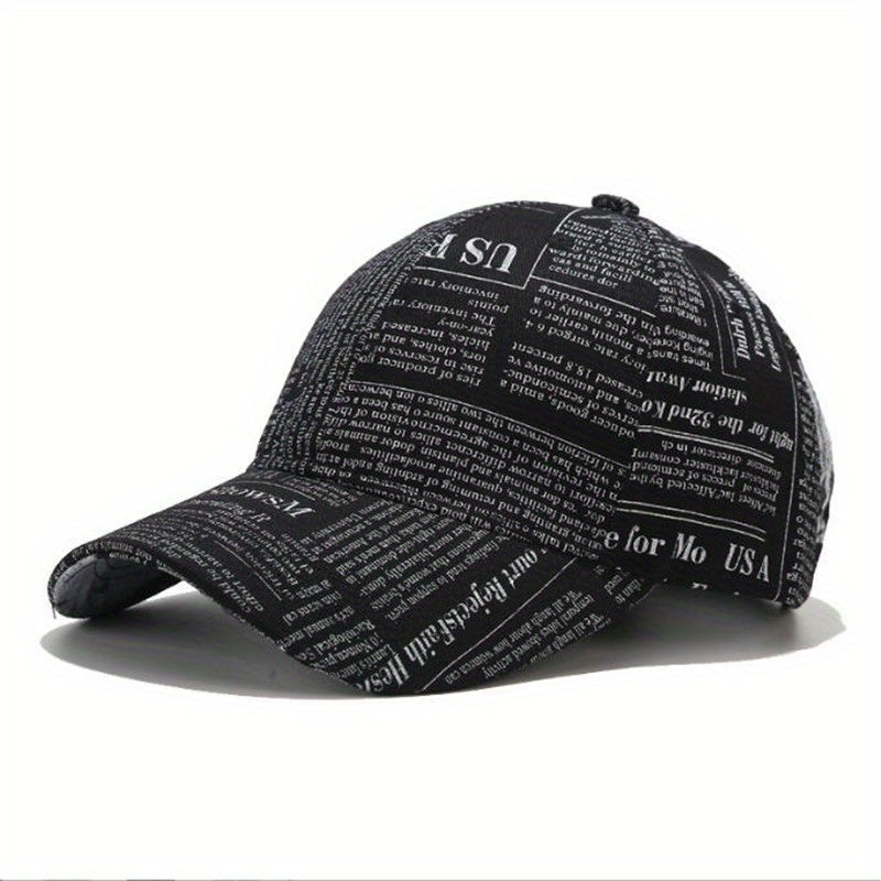 Spring Summer Oil Painting Baseball Cap All match Retro Peaked Cap
