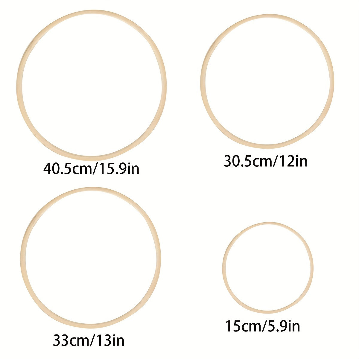 Dream Catcher Bamboo Circle Wall Art Flower Light Cross Stitch Shed Tool