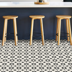 9pcs Flower Brick Stickers Waterproof Non-slip Home Decoration