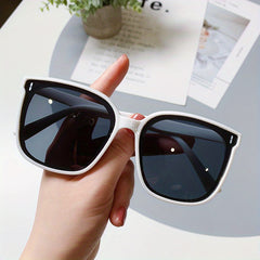 Square Sunglasses Men Women Mirror Lens Anti Glare UV400