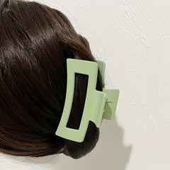 2pcs Large Matte Hair Claw Clips No Slip Big Jaw Colored Thick Hair Women Girls