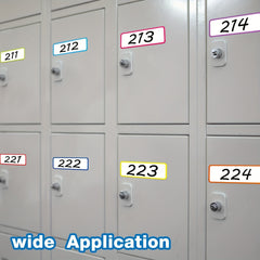 54pcs Magnetic Dry Erase Label Strip - Blank Writable Car Office Garage