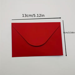 24pcs Red Paper Envelope Invitation Graduation Supplies Greeting Card Candy Bag