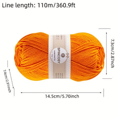 6pcs 4 Strand Wool Acrylic Fabric for DIY Arts Crafts Sewing Party Supplies