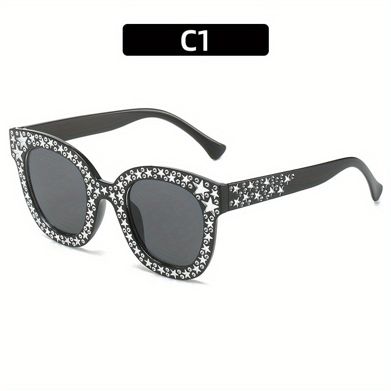 Y2K Star Sunglasses For Women Men UV400 Sun Shades Party Glasses