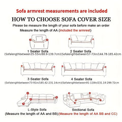 Non Slip Elastic Sofa Slipcover - Universal Furniture Protector
