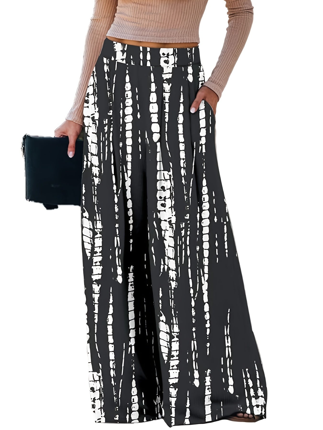  Tie Dye Wide Leg Trousers