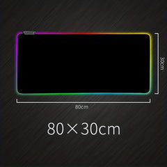 XL RGB Gaming Mouse Pad Soft LED Desk Mat Anti Slip Rubber Base
