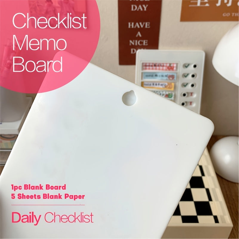 Blank To-Do Checklist Board - Set Up Your To-Do List Check Board
