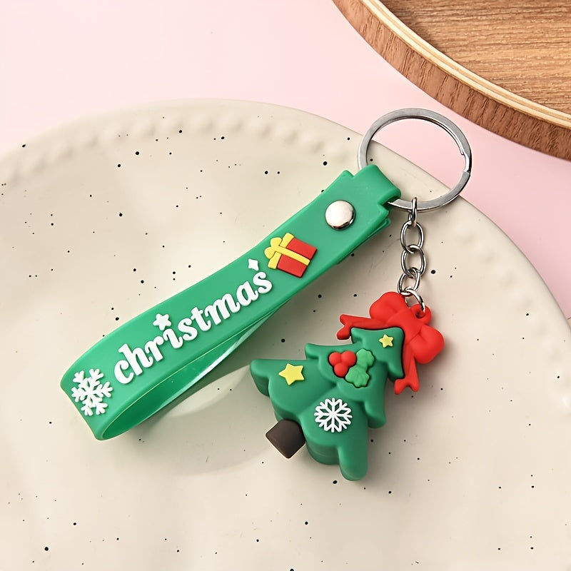 1pc Christmas Keychain Backpack Purse Decoration Accessories