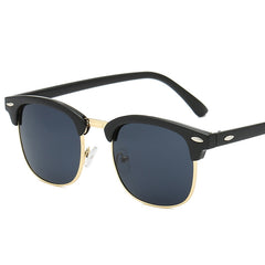 Square Sunglasses Rivet Outdoor UV400 Sun Shades Glasses