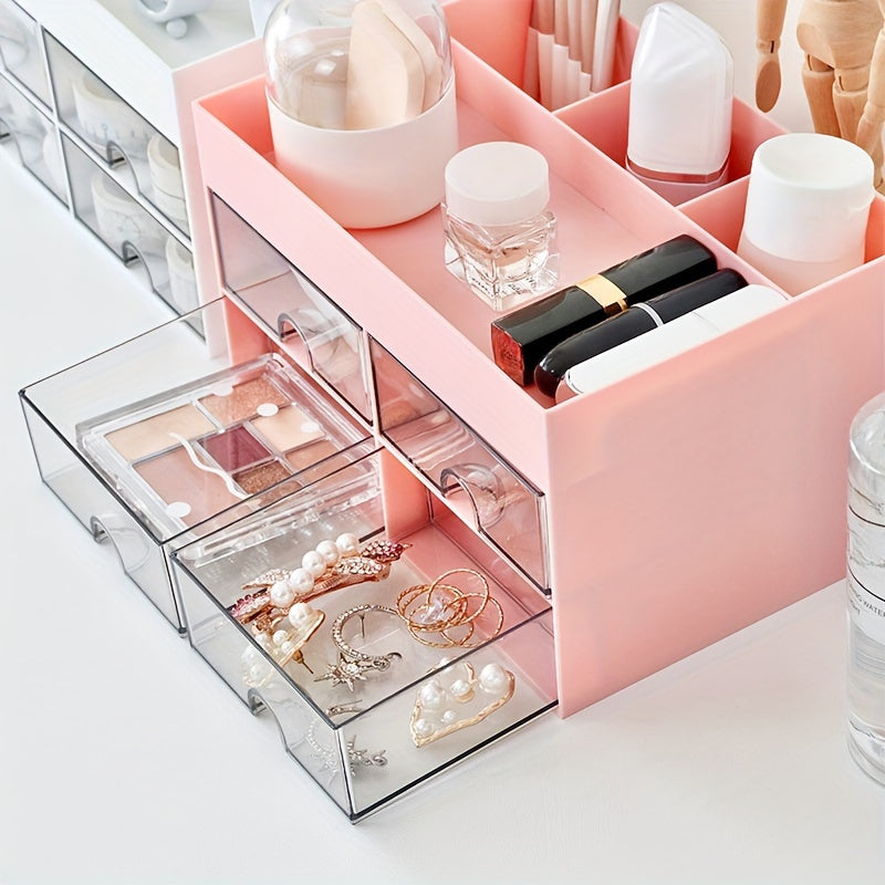 4 Drawers Desktop Makeup Organizer Acrylic