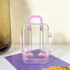 Mini Transparent Storage Bag Travel Jewelry Organizer