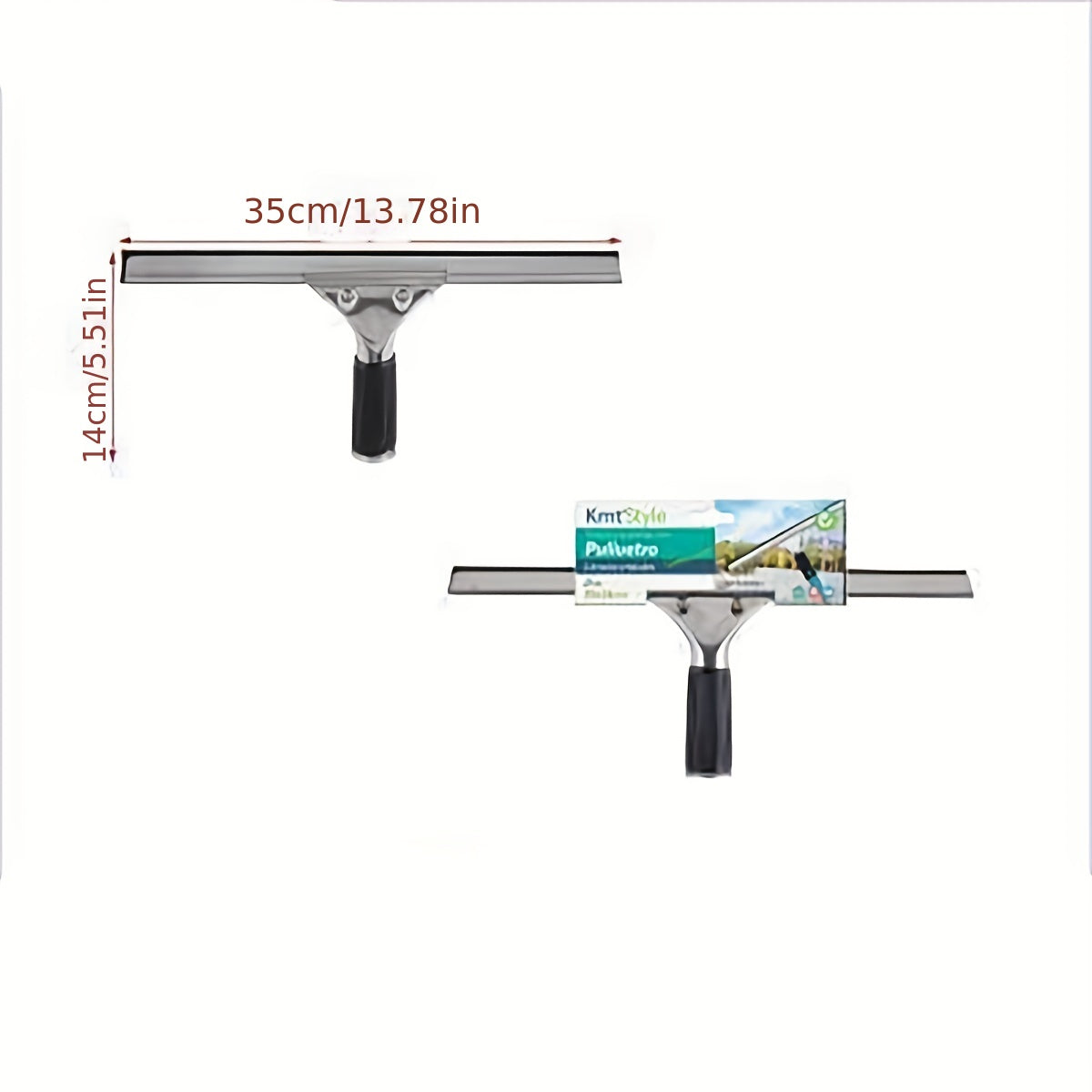 Stainless Steel Shower Squeegee Window Glass Wiper