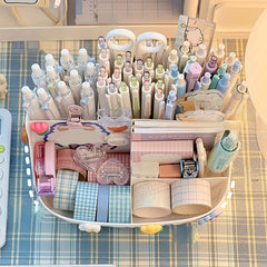 Minimalist Desktop Stationery Storage Box - Large Capacity Desk Organizer