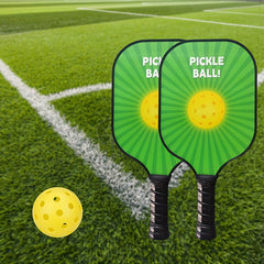 Fiberglass Carbon Pickleball Paddles Set With Ball