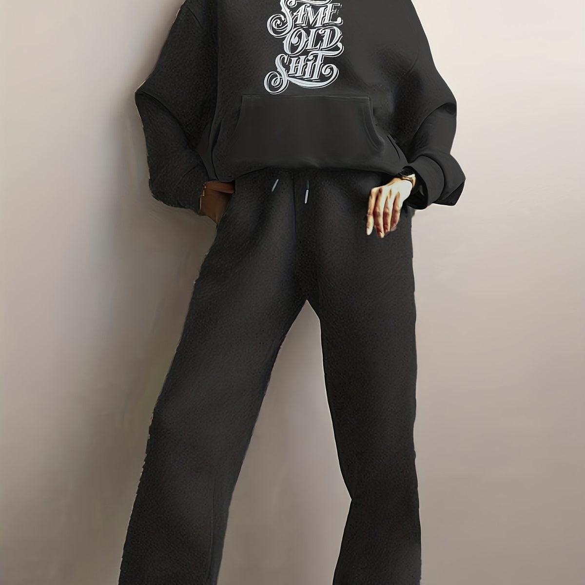  Women's Hoodie & Joggers Two Piece Set