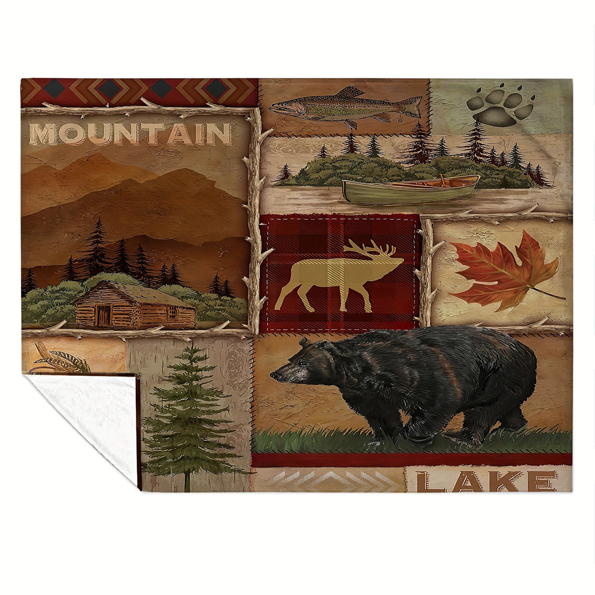 Christmas Decoration Blanket Lightweight Flannel Blanket for Couch Bedroom