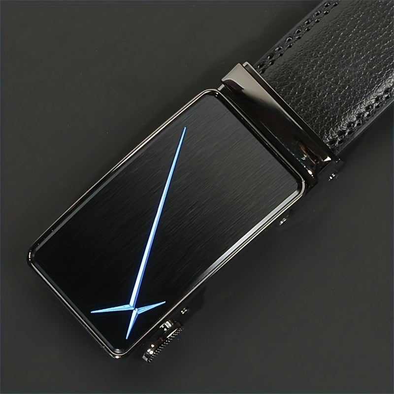 High Buckle Men's Belt Automatic Buckle Belt Business