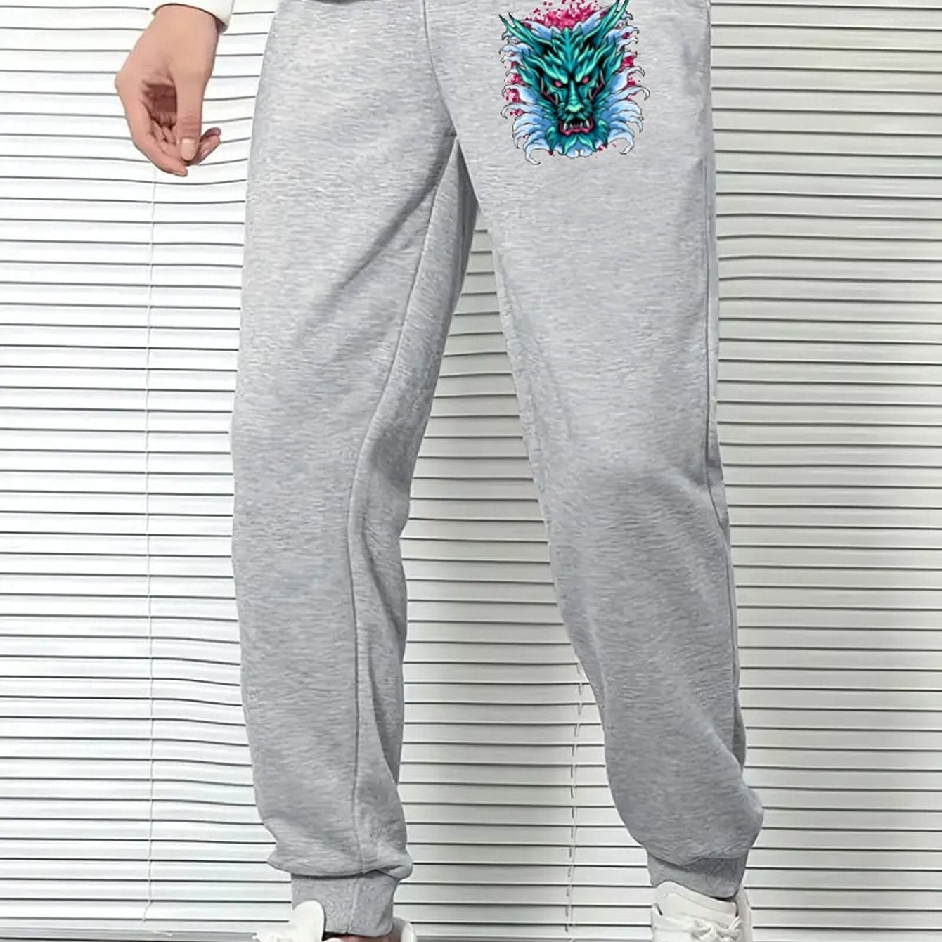 Men's Comfy Drawstring Joggers Loose Fit Stretch Pants for Spring