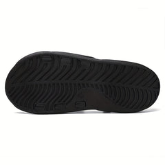 Men's Casual Non Slip Slides Open Toe Slippers for Indoor Outdoor