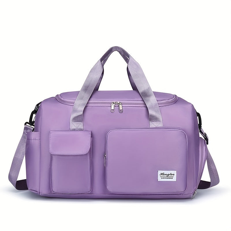 Minimalist Solid Luggage Bag Versatile Portable Fitness Bag