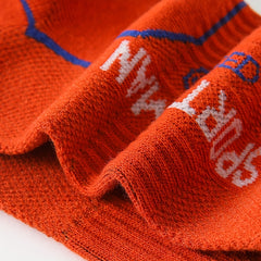 6 Pairs Letter Print Sports Short Socks Women's Stockings