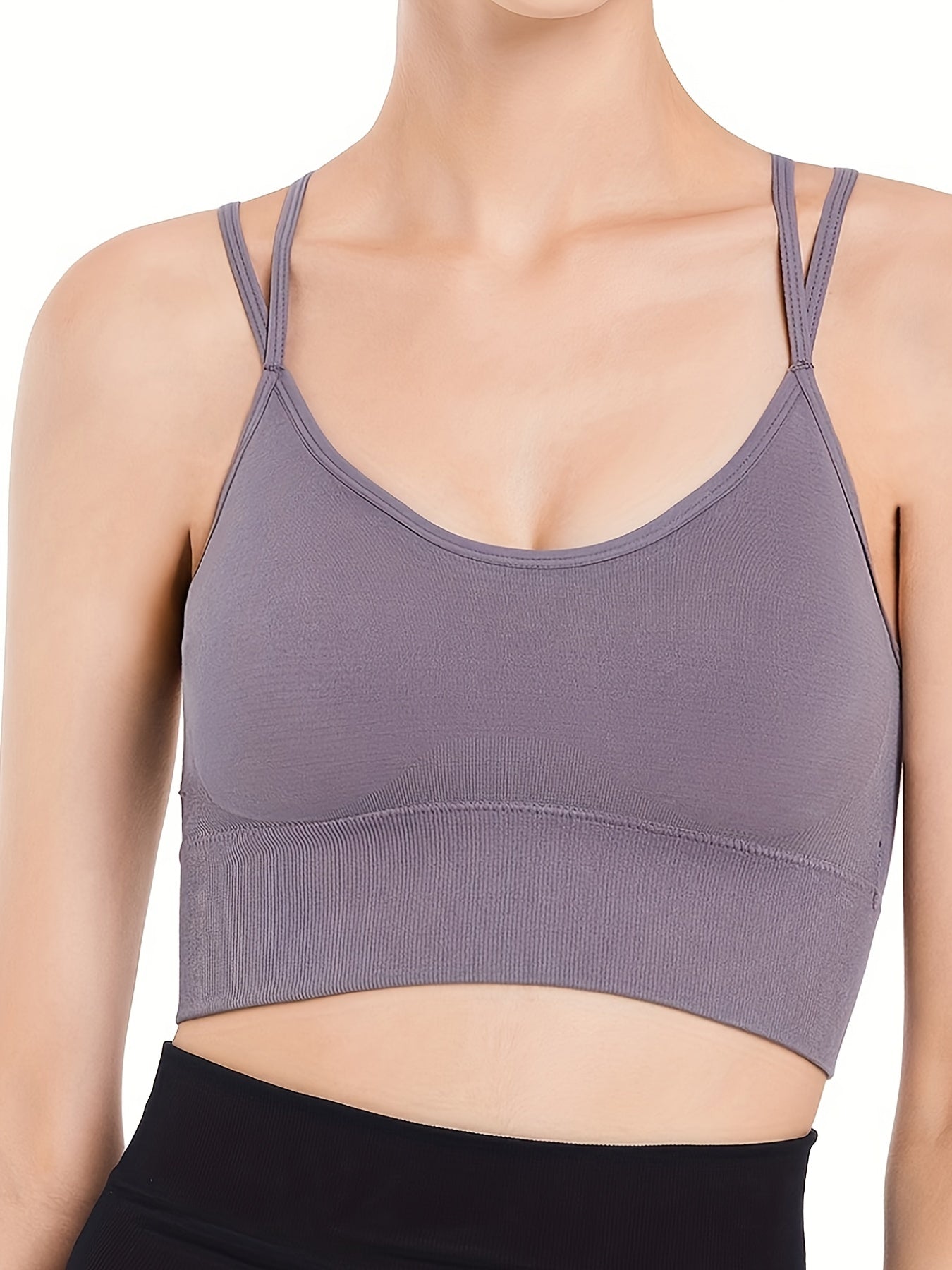  Sports Bra Women's Plus Crisscross Back Fitness Yoga Bra