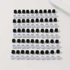 100pcs Mini Hair Claw Clip Solid Style Shark Claw For Side Hair