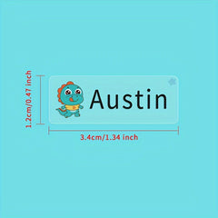 Custom Waterproof Name Sticky Lable School Office Name Stickers