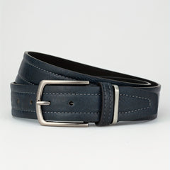 Men's Leather Belt Square Pin Buckle Accessories