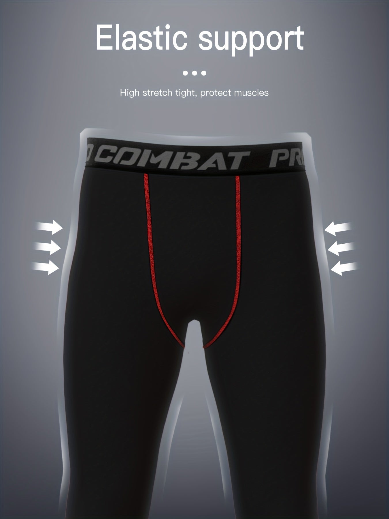 Men's High Stretch Leggings Active Quick Drying Compression Pants