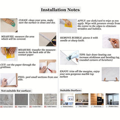 Marble Pattern Self-Adhesive Wallpaper for Kitchen Countertop Furniture