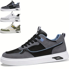 Men's Lace up Skate Shoes Good Grip Breathable Walking Shoes