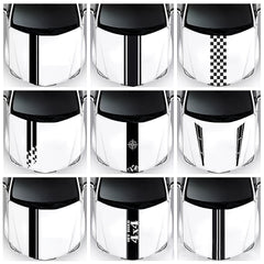 Hood Car Sticker Stripe Auto Modified Body Sticker