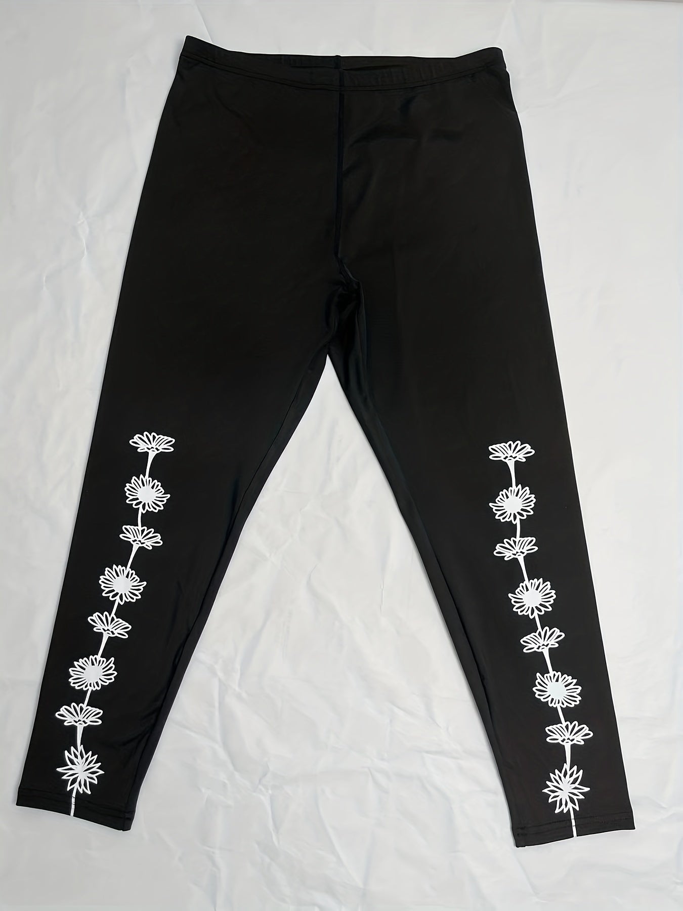  Floral & Geo Print High Rise Yoga Leggings