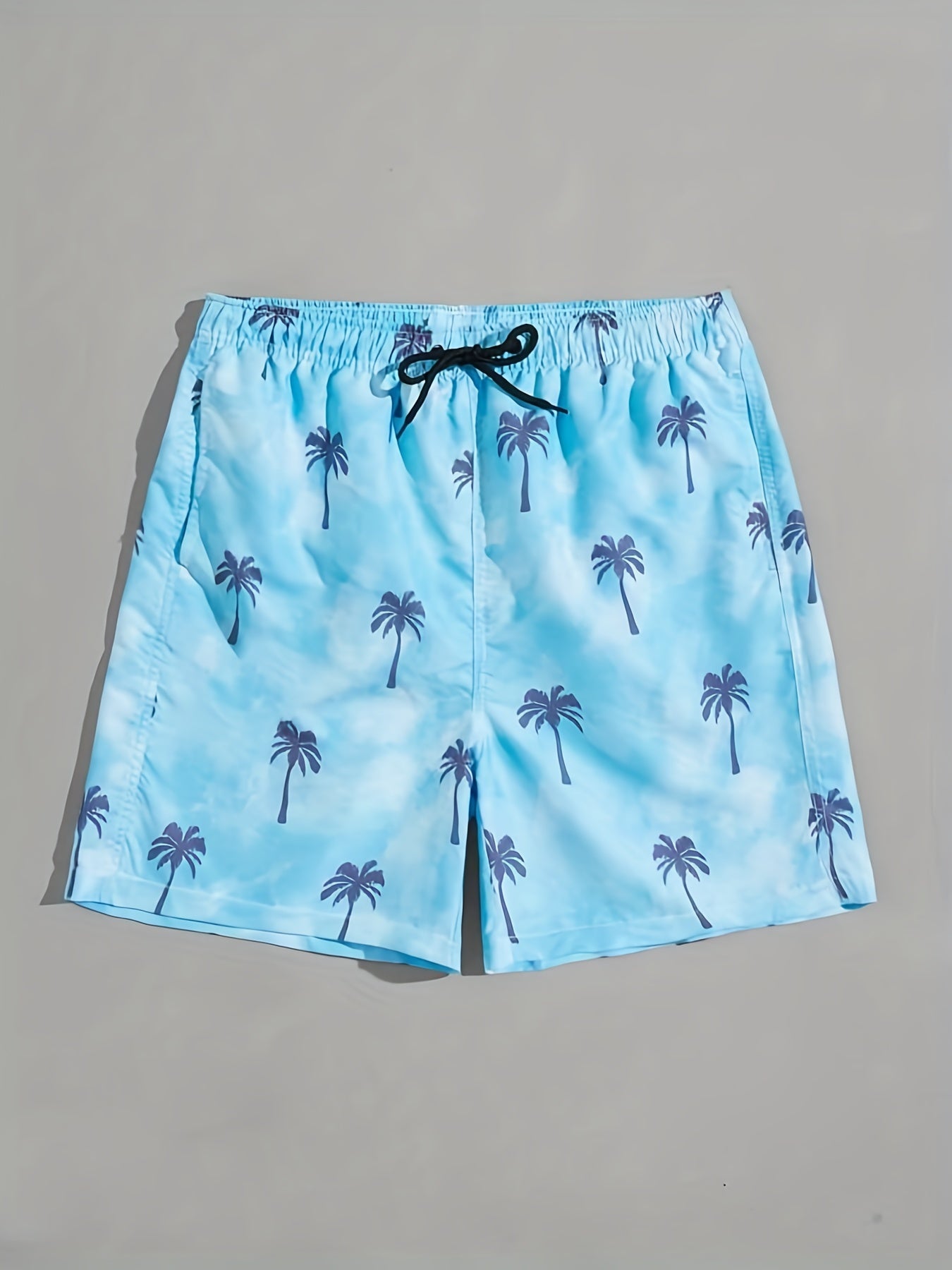 Men's Palm Tree Beach Shorts - Summer Outing Style