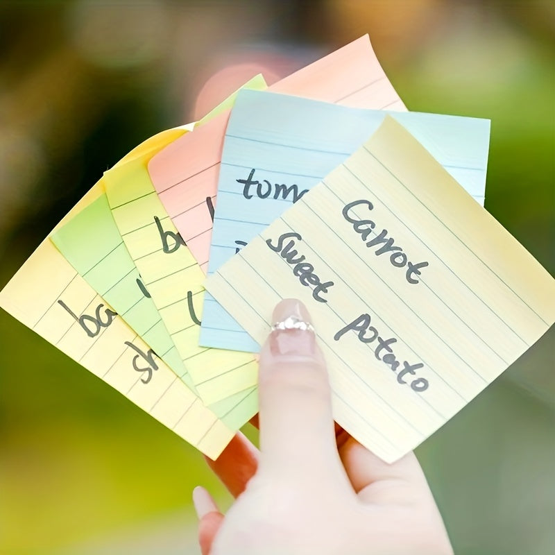 100sheets Plaid Sticky Notes Book for Students Office Adult