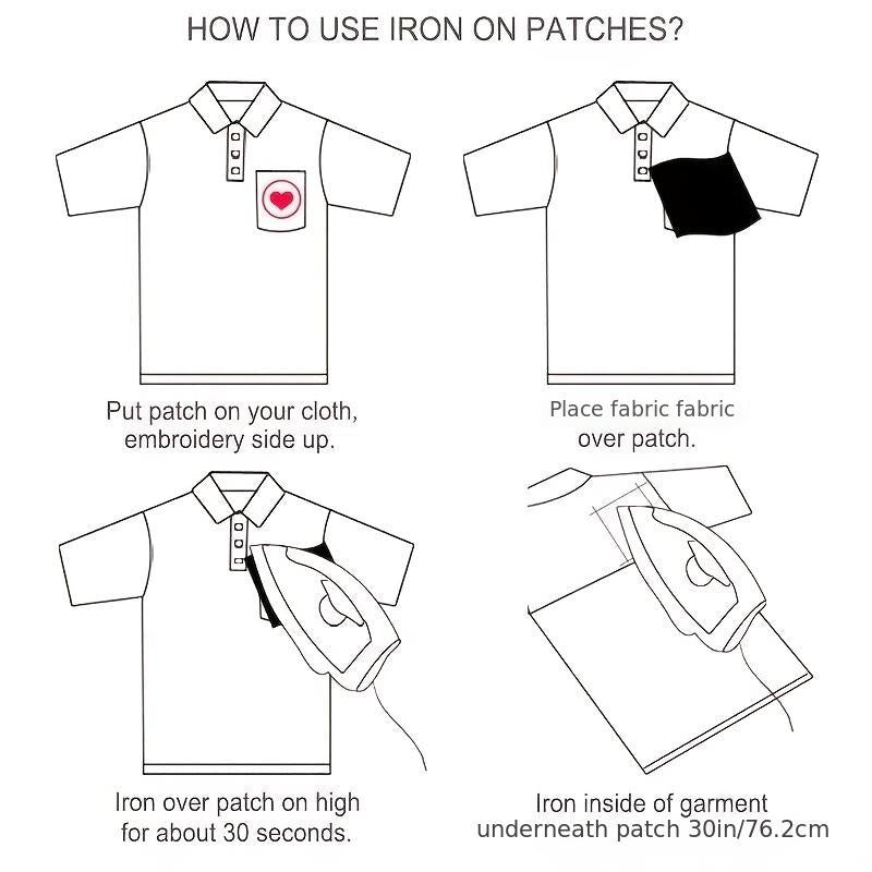 9pcs Unicorn Theme Iron On Patches For Girls