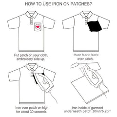 15pcs Iron On Embroidered Patches for DIY Crafts Projects