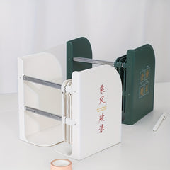Adjustable Metal Bookends for Organizing Office Books
