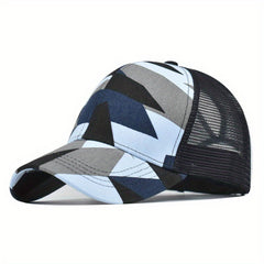 Y2K Block Baseball Cap Hip Hop Snap Back Hat