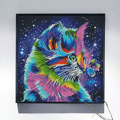 Cat Cross Stitch Embroidery Kit DIY Home Decor