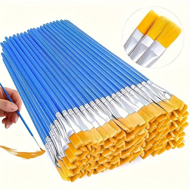 18pcs Artist Brushes Wooden Handles Acrylic Watercolor Painting