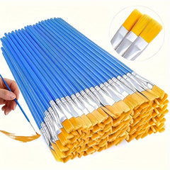 20pcs Nylon Artist Paintbrush Set with 60 Dye Boxes Wooden Handle Drawing Tools