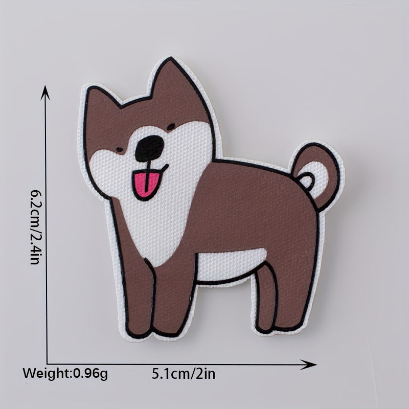 4PCS DIY 3D Printed Animal Cloth Stickers Kids Costume Decoration
