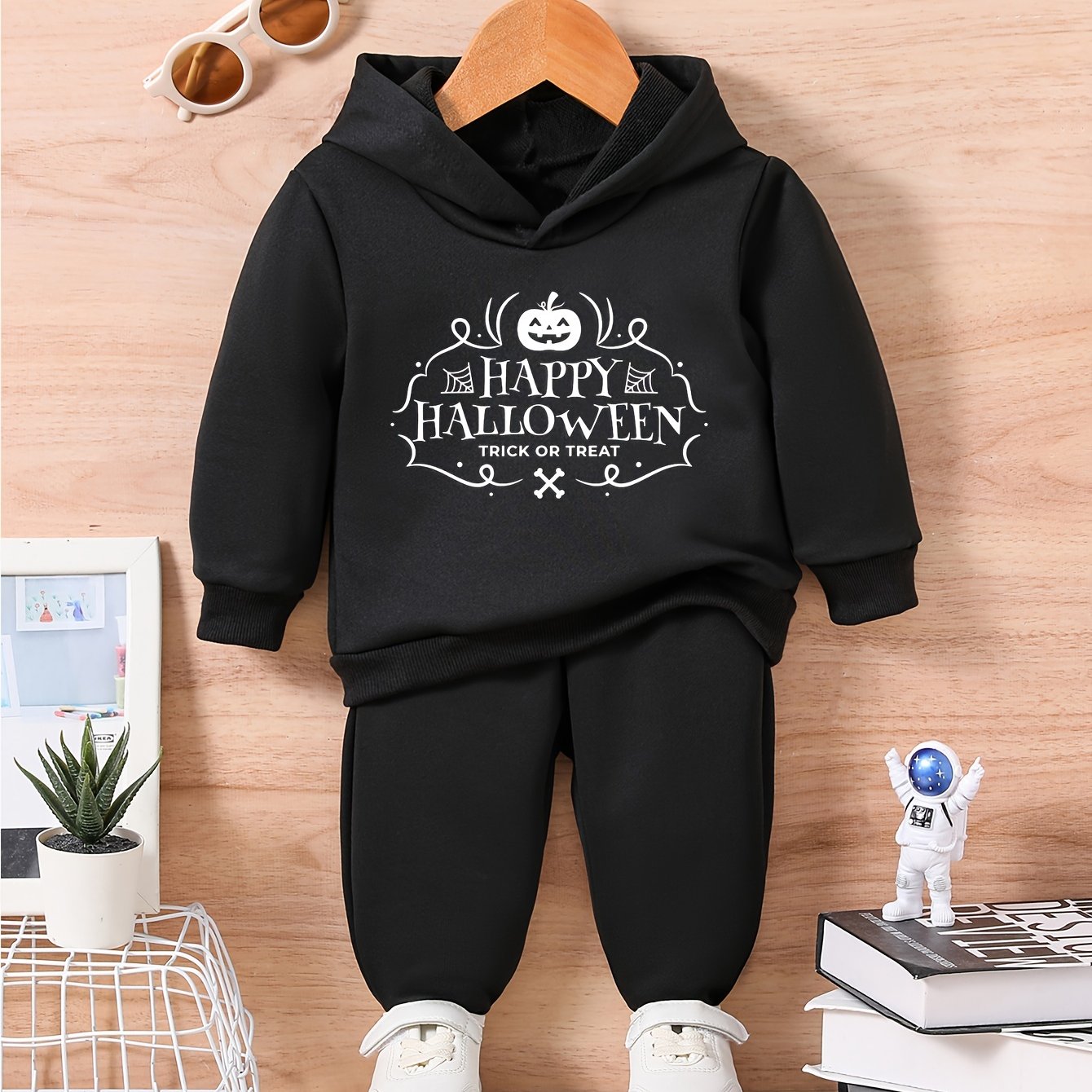 Infant Baby Happy Halloween Sweatshirt Trousers Set