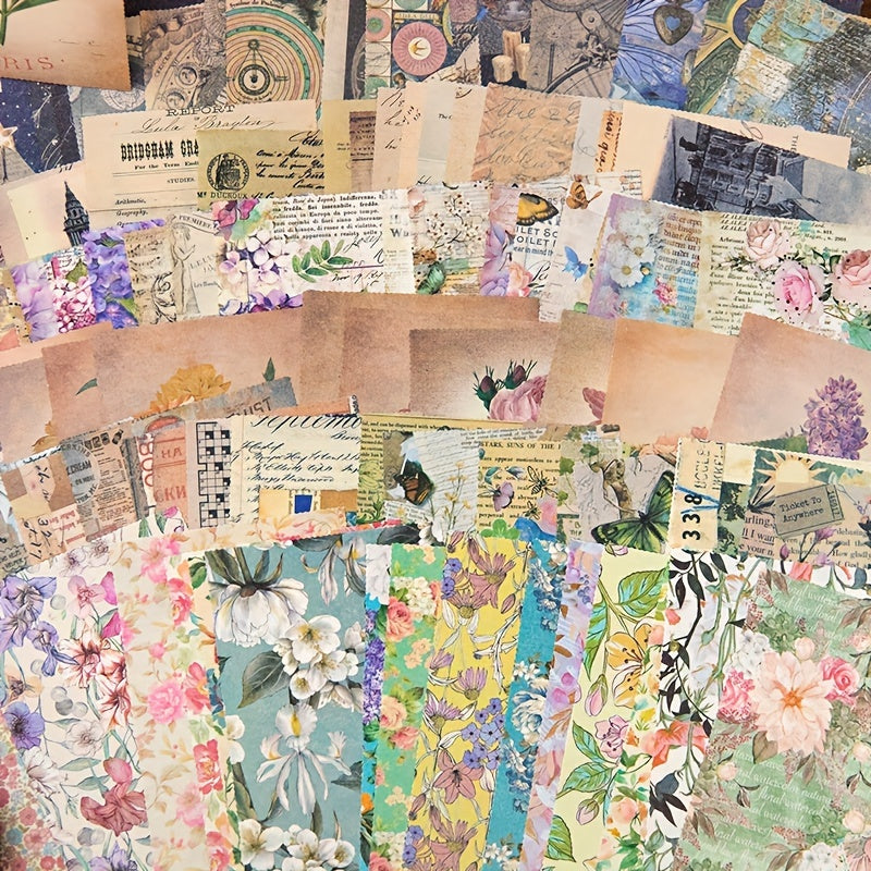 30 Sheets Floral Scrapbook Paper for Journaling & Scrapbooking